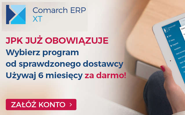 Comarch ERP XT - Program z obsługą JPK